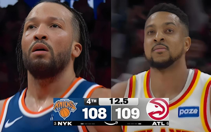 麦科勒姆关键一球助老鹰逆转 系列赛2-1领先尼克